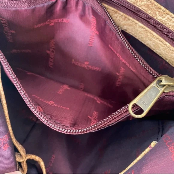 Anuschka Hand Painted Distressed Leather Handbag - Picture 15 of 16